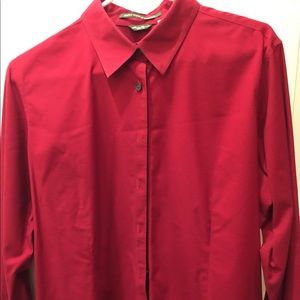 Red Eddie Bauer Dress Shirt